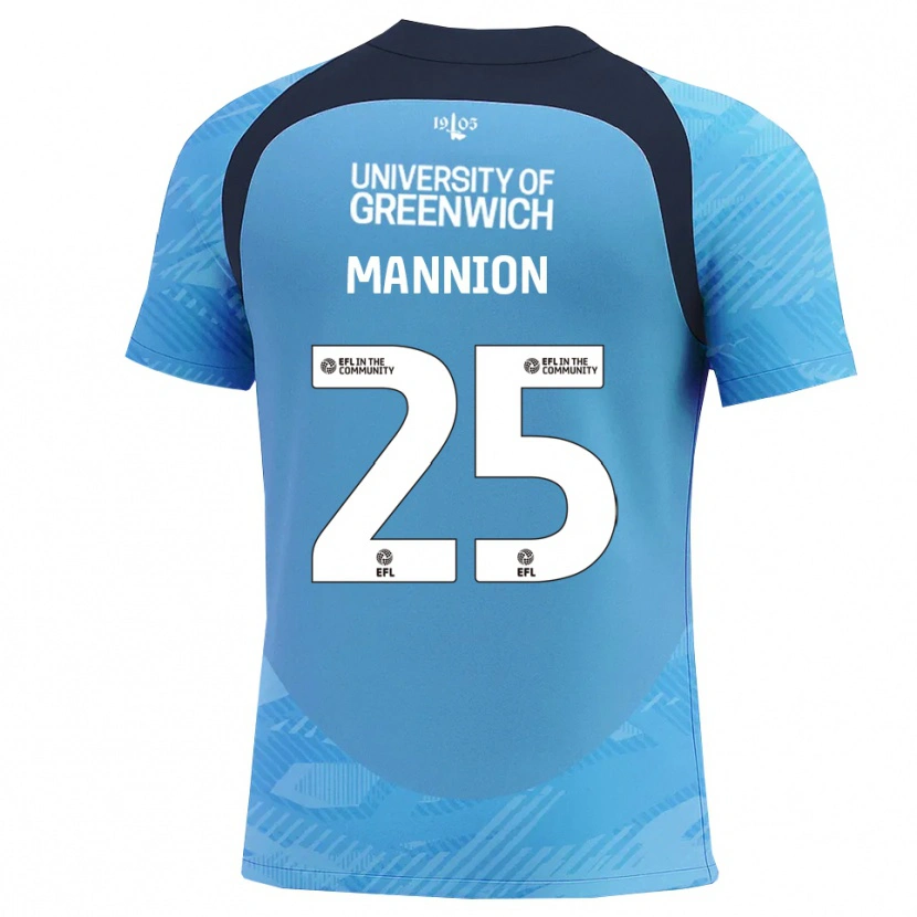 Danxen Dames Will Mannion #25 Blauw Wit Keepersshirt 2025/26 T-Shirt