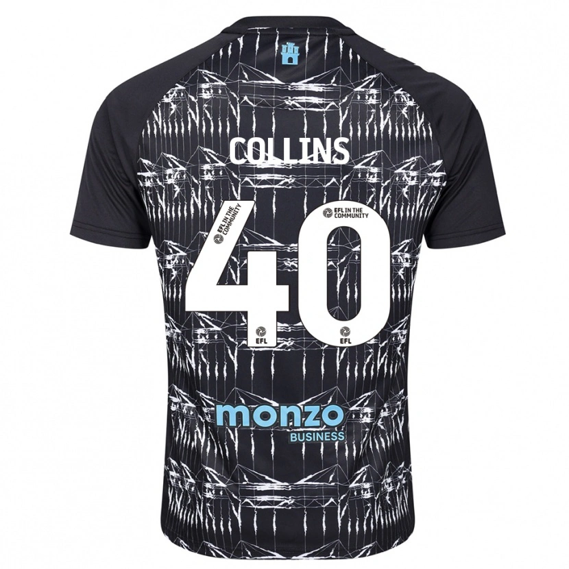 Danxen Dames Brad Collins #40 Zwart Blauw Keepersshirt 2025/26 T-Shirt