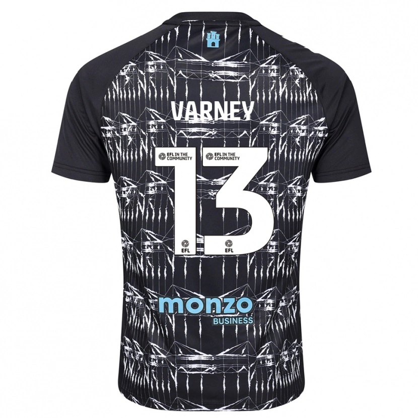 Danxen Dames Oscar Varney #13 Zwart Blauw Keepersshirt 2025/26 T-Shirt
