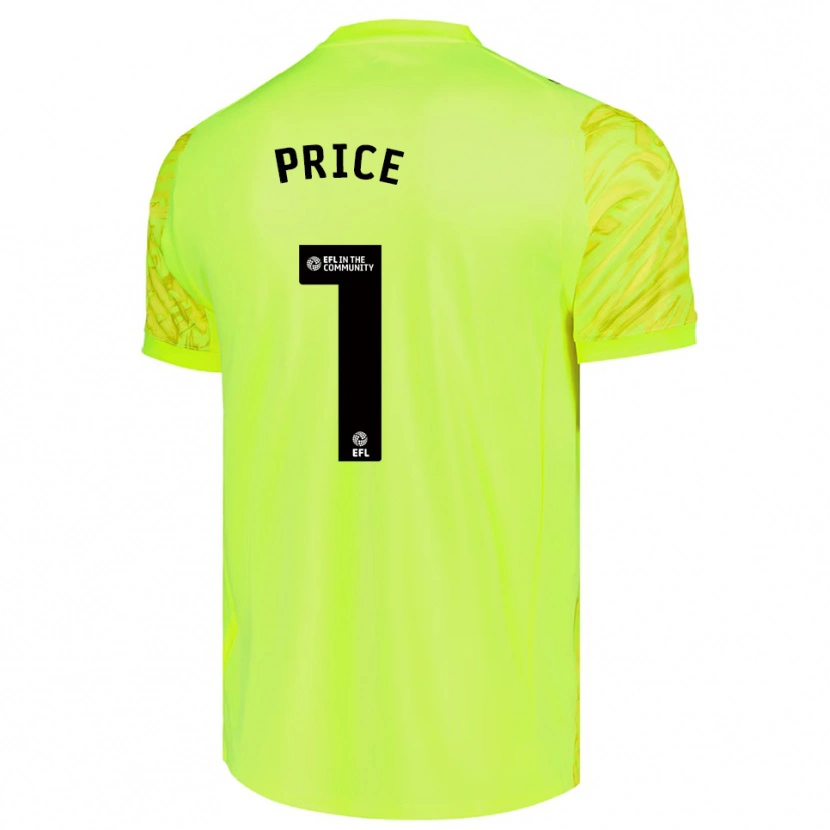 Danxen Dames Harley Price #1 Fluorescerend Groen Keepersshirt 2025/26 T-Shirt