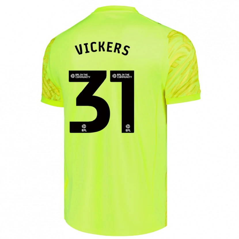Danxen Dames Josh Vickers #31 Fluorescerend Groen Keepersshirt 2025/26 T-Shirt