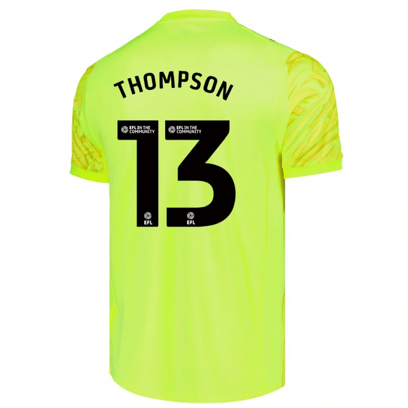 Danxen Dames Jack Thompson #13 Fluorescerend Groen Keepersshirt 2025/26 T-Shirt