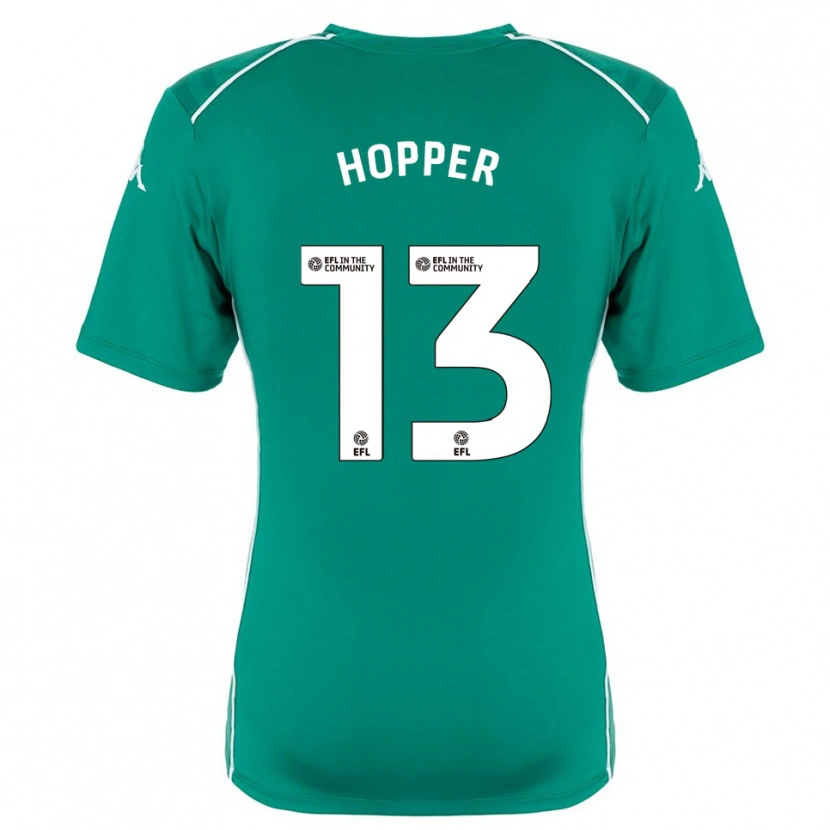 Danxen Dames Jake Hopper #13 Groen Wit Keepersshirt 2025/26 T-Shirt