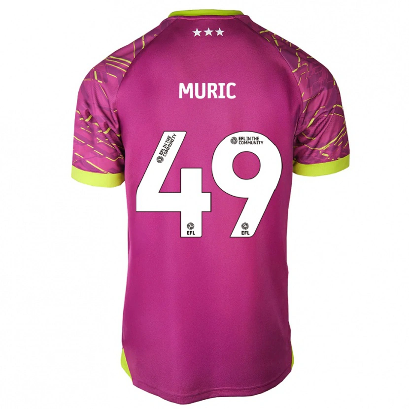 Danxen Dames Arijanet Muric #49 Medium Violet Rood Keepersshirt 2025/26 T-Shirt