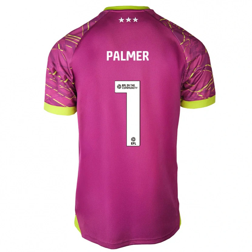 Danxen Dames Alex Palmer #1 Medium Violet Rood Keepersshirt 2025/26 T-Shirt