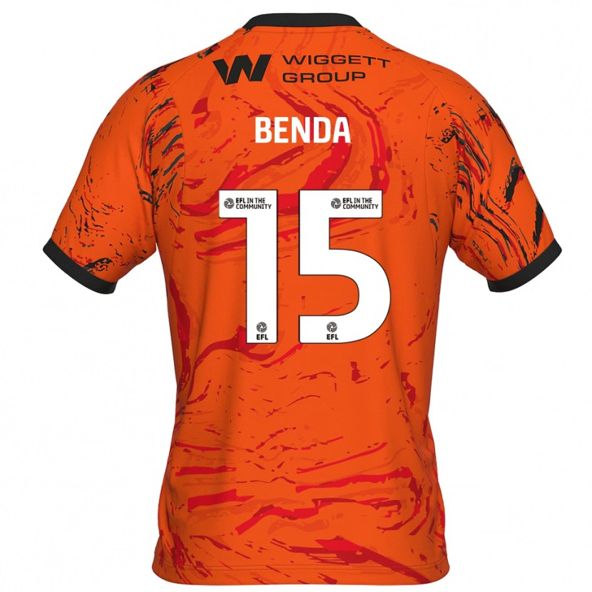 Danxen Dames Steven Benda #15 Oranje Zwart Keepersshirt 2025/26 T-Shirt