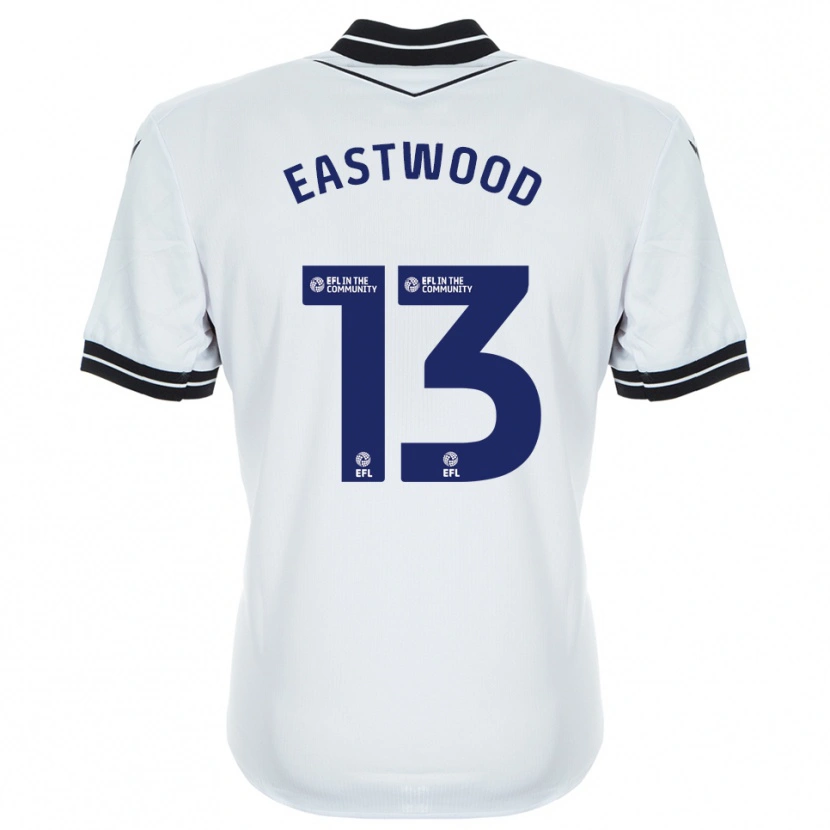Danxen Dames Simon Eastwood #13 Wit Koninklijk Blauw Keepersshirt 2025/26 T-Shirt