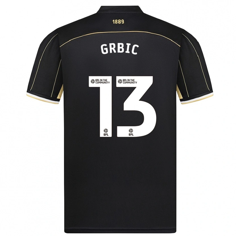 Danxen Dames Ivo Grbic #13 Zwart Bruin Keepersshirt 2025/26 T-Shirt