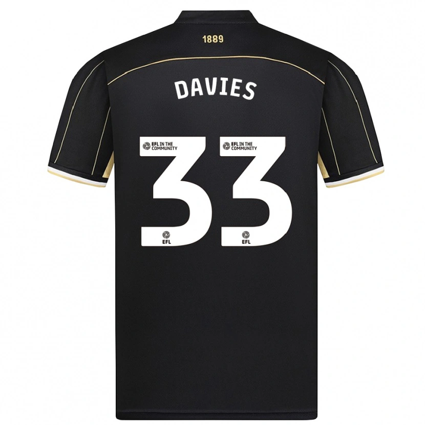 Danxen Dames Bethan Davies #33 Zwart Bruin Keepersshirt 2025/26 T-Shirt