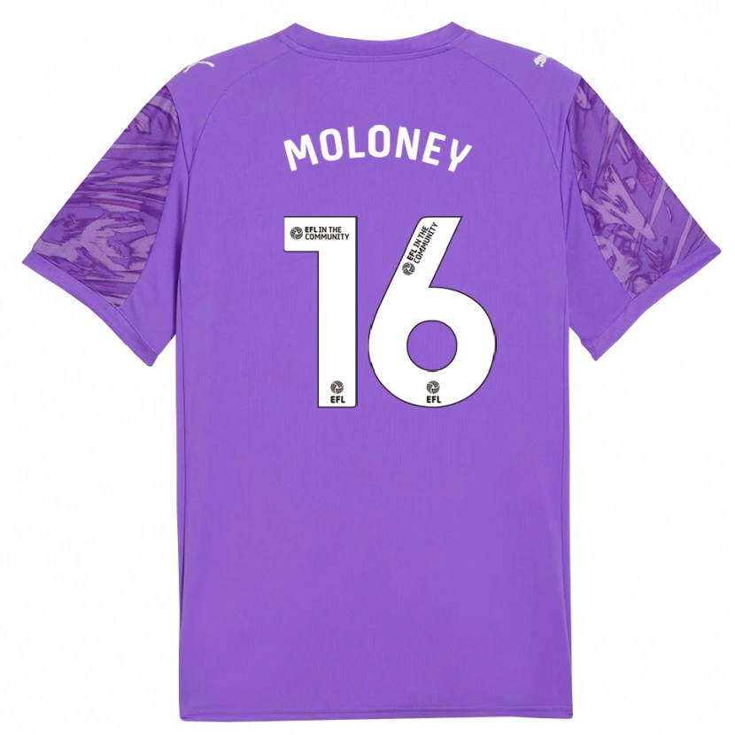 Danxen Dames George Moloney #16 Paars Wit Keepersshirt 2025/26 T-Shirt