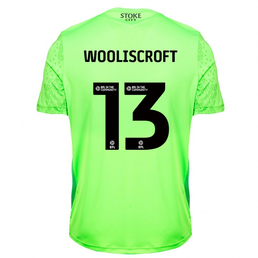 Danxen Dames Morgan Wooliscroft #13 Groen Zwart Keepersshirt 2025/26 T-Shirt