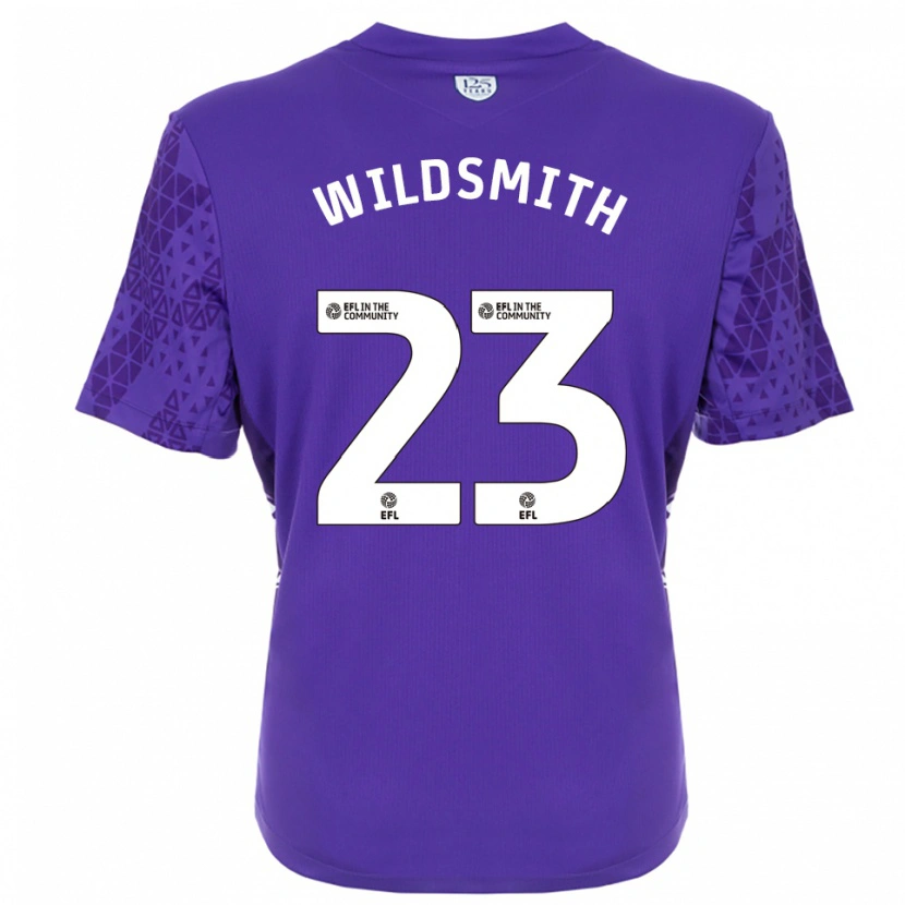 Danxen Dames Joe Wildsmith #23 Paars Wit Keepersshirt 2025/26 T-Shirt