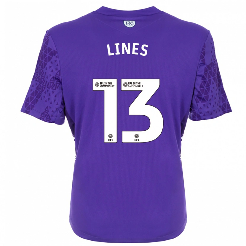 Danxen Dames Jack Lines #13 Paars Wit Keepersshirt 2025/26 T-Shirt