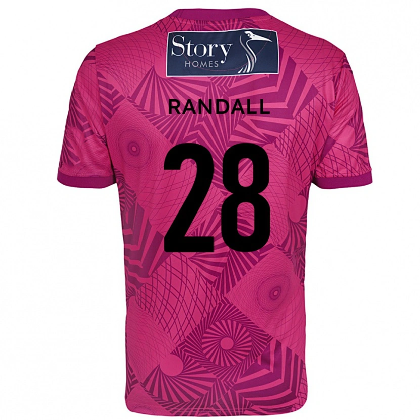 Danxen Dames Thomas Randall #28 Paars Magenta Keepersshirt 2025/26 T-Shirt