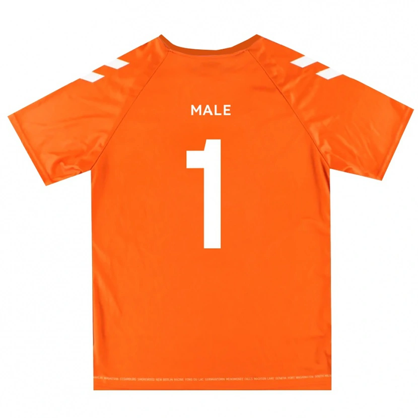 Danxen Dames Harrison Male #1 Oranje Wit Keepersshirt 2025/26 T-Shirt