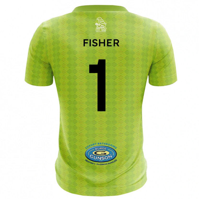 Danxen Dames Tobias Fisher #1 Gazon Groen Keepersshirt 2025/26 T-Shirt