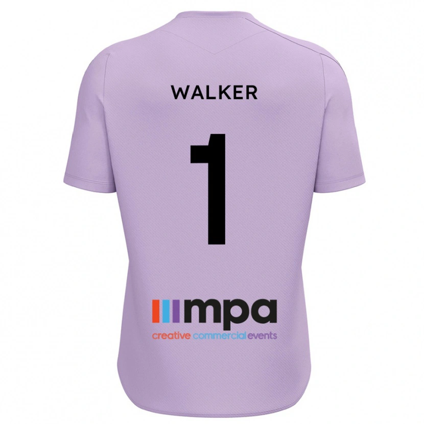 Danxen Dames Laurie Walker #1 Violet Zwart Keepersshirt 2025/26 T-Shirt