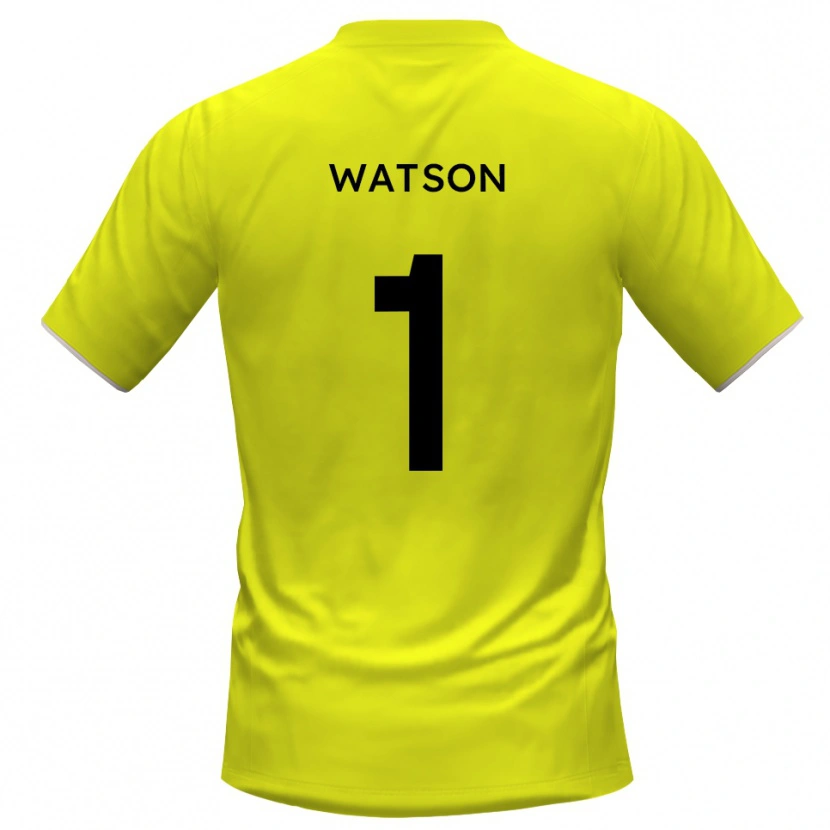 Danxen Dames Rory Watson #1 Geel Zwart Keepersshirt 2025/26 T-Shirt