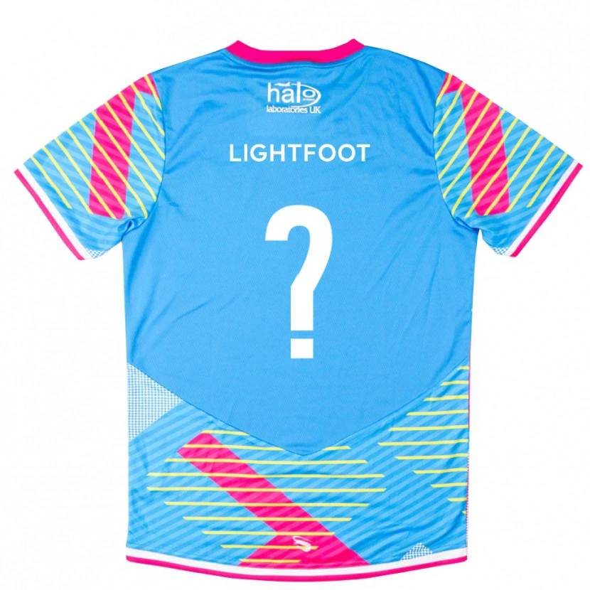 Danxen Dames Erin Lightfoot #0 Hemelsblauw Roze Keepersshirt 2025/26 T-Shirt