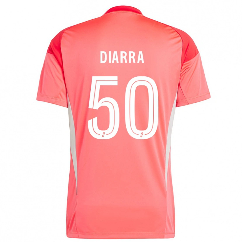 Danxen Dames Lassine Diarra #50 Licht Oranje Keepersshirt 2025/26 T-Shirt