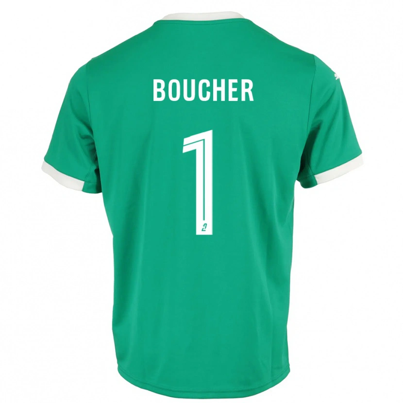 Danxen Dames Zacharie Boucher #1 Groen Wit Keepersshirt 2025/26 T-Shirt