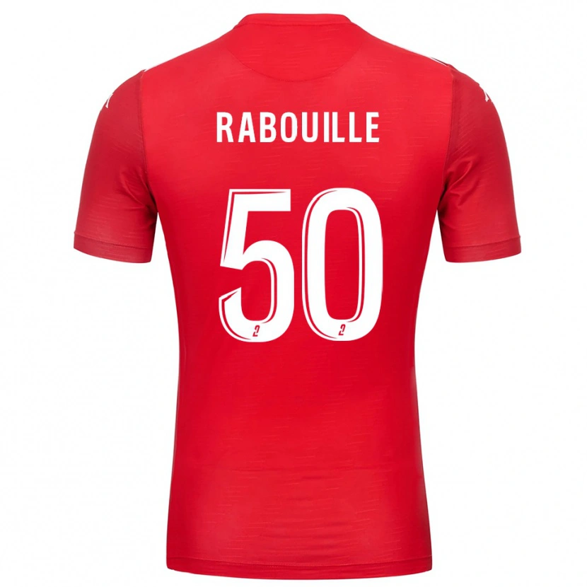 Danxen Dames Valentin Rabouille #50 Rood Wit Keepersshirt 2025/26 T-Shirt