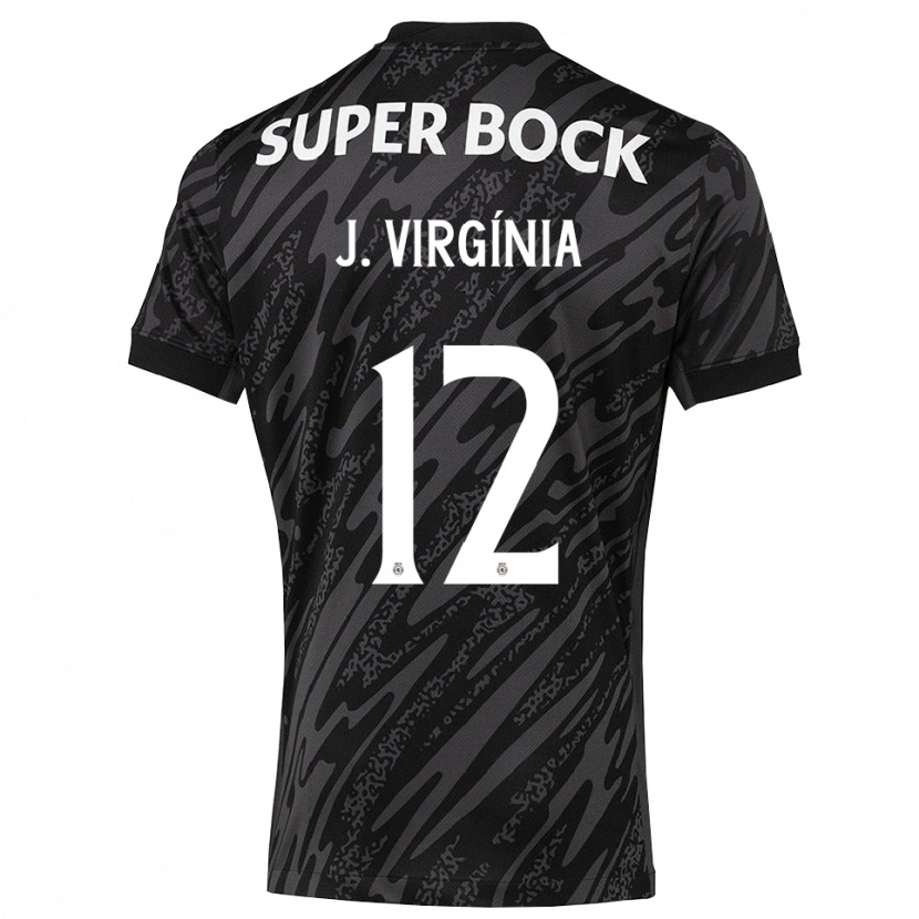 Danxen Dames João Virgínia #12 Grijs Zwart Wit Keepersshirt 2025/26 T-Shirt