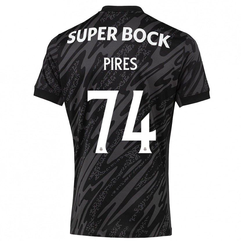 Danxen Dames Guilherme Pires #74 Grijs Zwart Wit Keepersshirt 2025/26 T-Shirt