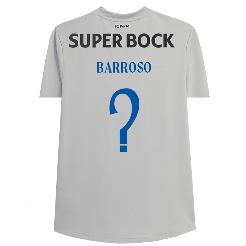 Danxen Dames Francisco Barroso #0 Lichtgrijs Zwart Keepersshirt 2025/26 T-Shirt