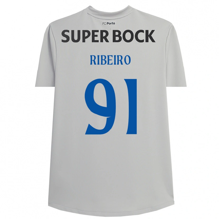 Danxen Dames Gonçalo Ribeiro #91 Lichtgrijs Zwart Keepersshirt 2025/26 T-Shirt