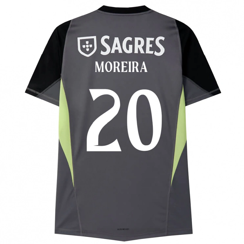 Danxen Dames André Moreira #20 Donkergrijs Zwart Keepersshirt 2025/26 T-Shirt