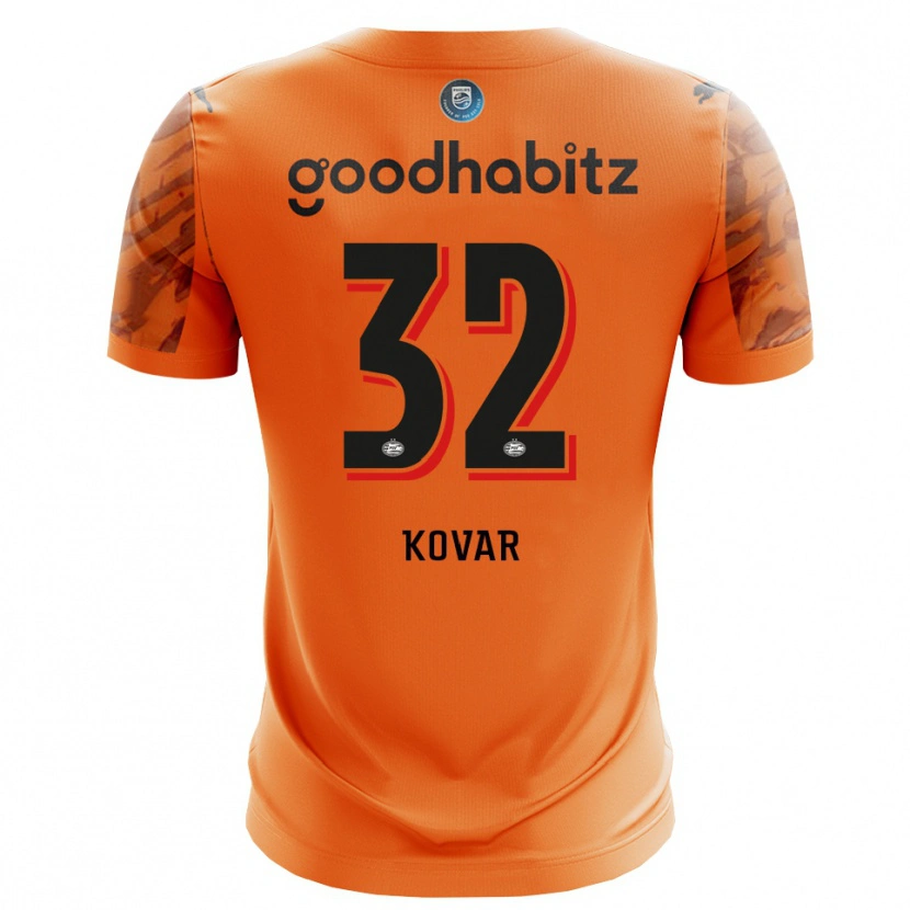 Danxen Dames Matej Kovar #32 Oranje Zwart Keepersshirt 2025/26 T-Shirt