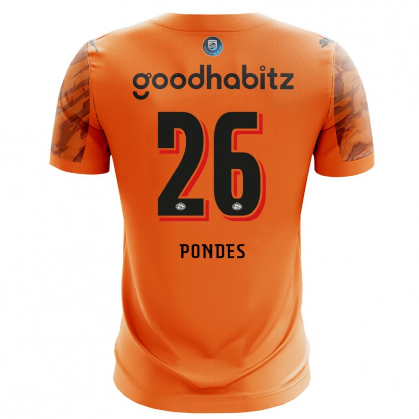 Danxen Dames Moon Pondes #26 Oranje Zwart Keepersshirt 2025/26 T-Shirt