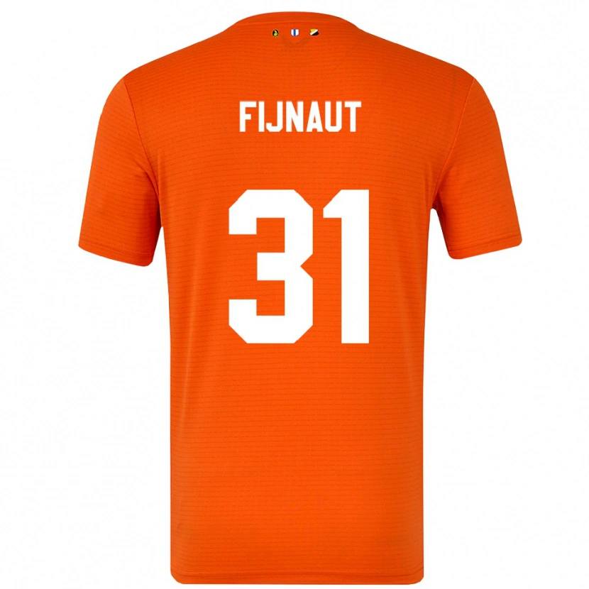 Danxen Dames Lucas Fijnaut #31 Oranje Zwart Keepersshirt 2025/26 T-Shirt