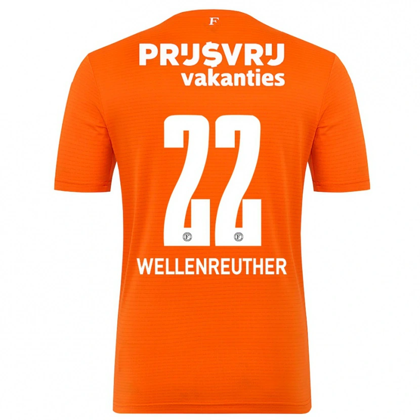 Danxen Dames Timon Wellenreuther #22 Oranje Zwart Keepersshirt 2025/26 T-Shirt