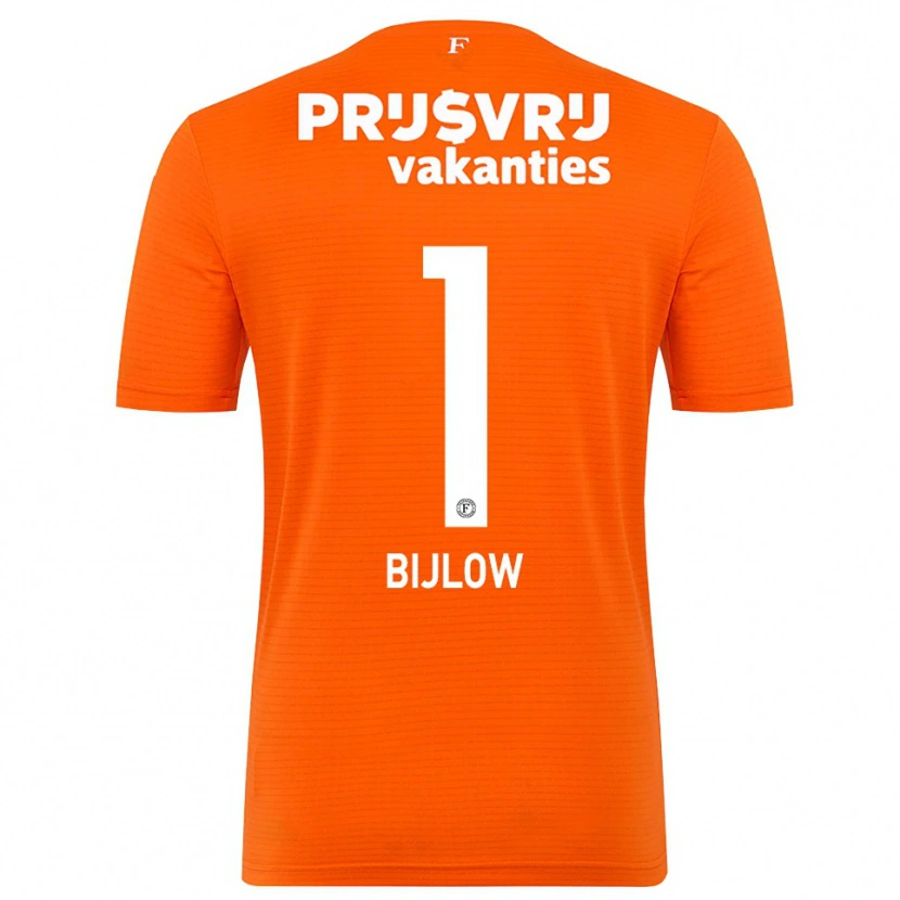 Danxen Dames Justin Bijlow #1 Oranje Zwart Keepersshirt 2025/26 T-Shirt