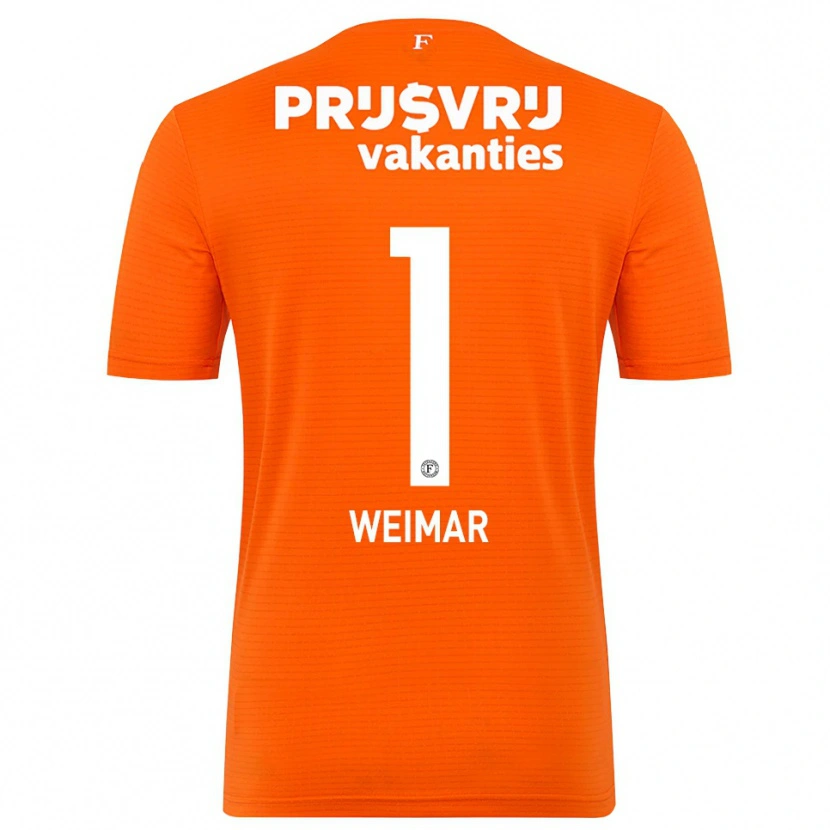 Danxen Dames Jacintha Weimar #1 Oranje Zwart Keepersshirt 2025/26 T-Shirt