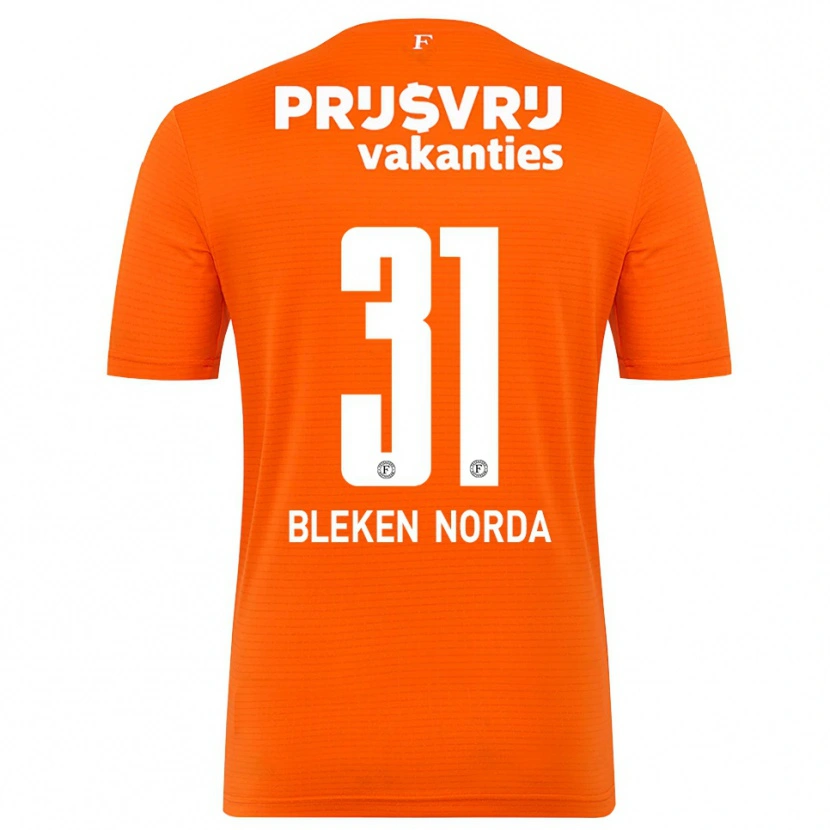 Danxen Dames Haakon Bleken Norda #31 Oranje Zwart Keepersshirt 2025/26 T-Shirt