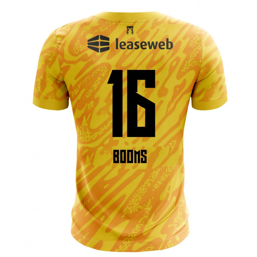 Danxen Dames Netty Booms #16 Oranje Geel Zwart Keepersshirt 2025/26 T-Shirt