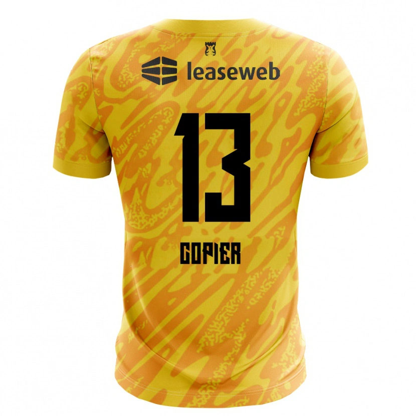 Danxen Dames Febe Copier #13 Oranje Geel Zwart Keepersshirt 2025/26 T-Shirt