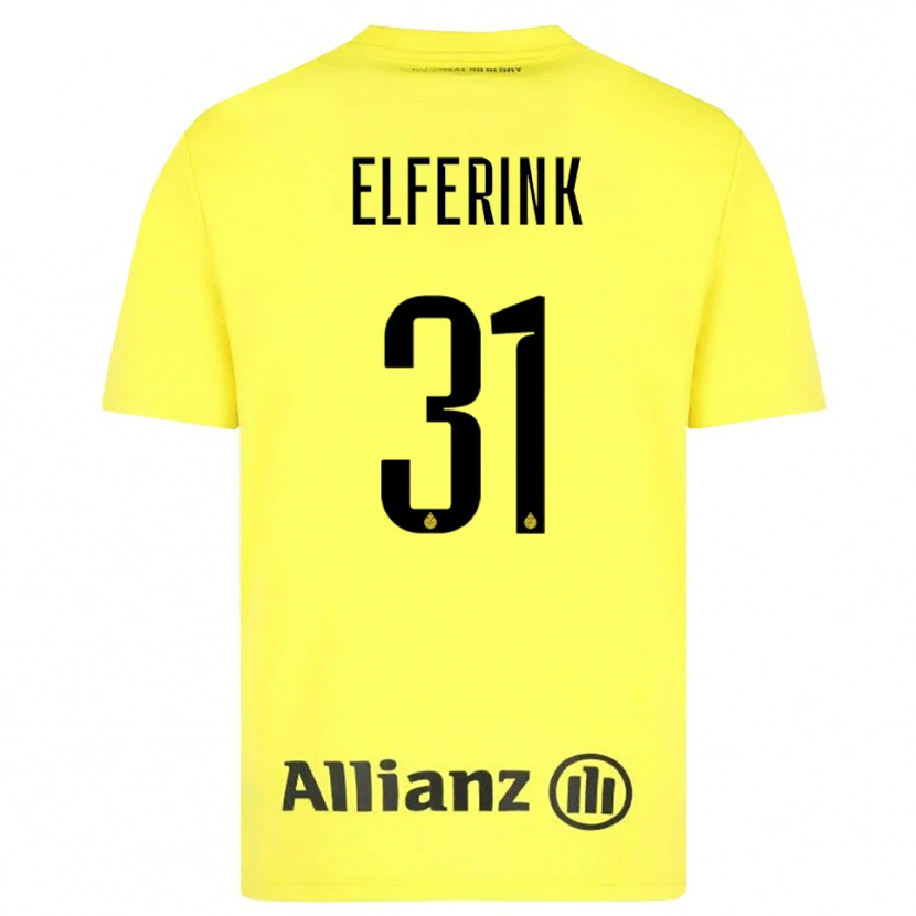 Danxen Dames Marie Elferink #31 Geel Zwart Keepersshirt 2025/26 T-Shirt