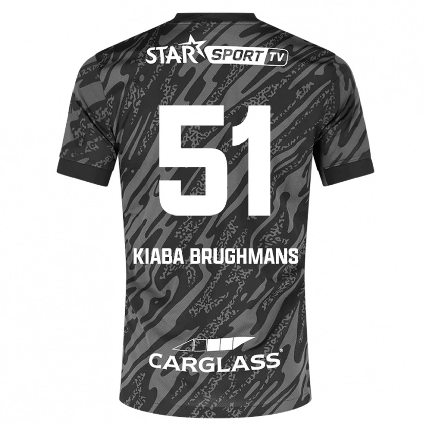 Danxen Dames Lucca Brughmans #51 Donkergrijs Zwart Keepersshirt 2025/26 T-Shirt