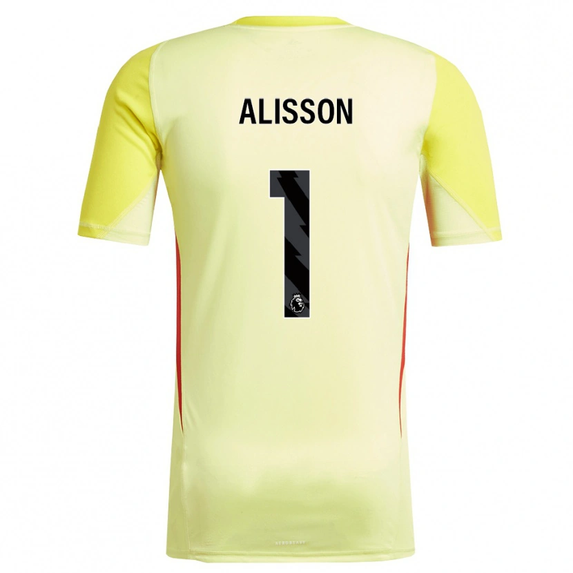 Danxen Dames Alisson #1 Geel Rood Keepersshirt 2025/26 T-Shirt