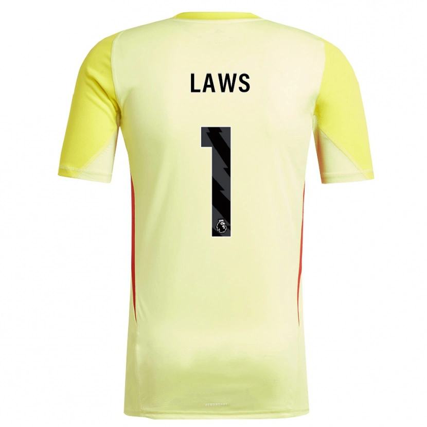 Danxen Dames Rachael Laws #1 Geel Rood Keepersshirt 2025/26 T-Shirt