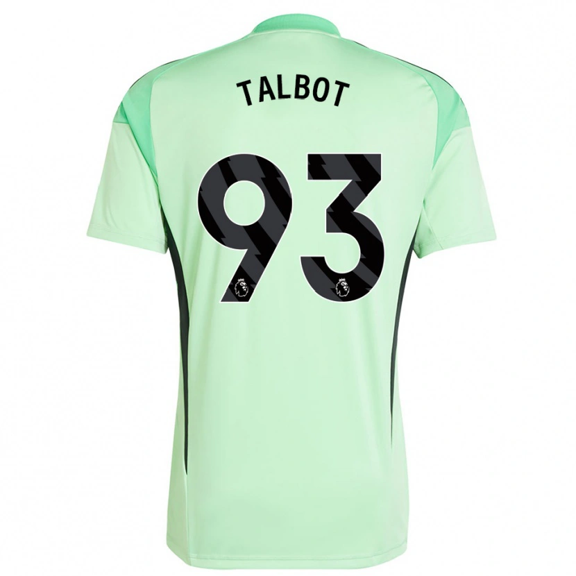 Danxen Dames Jack Talbot #93 Lichtgroen Zwart Keepersshirt 2025/26 T-Shirt