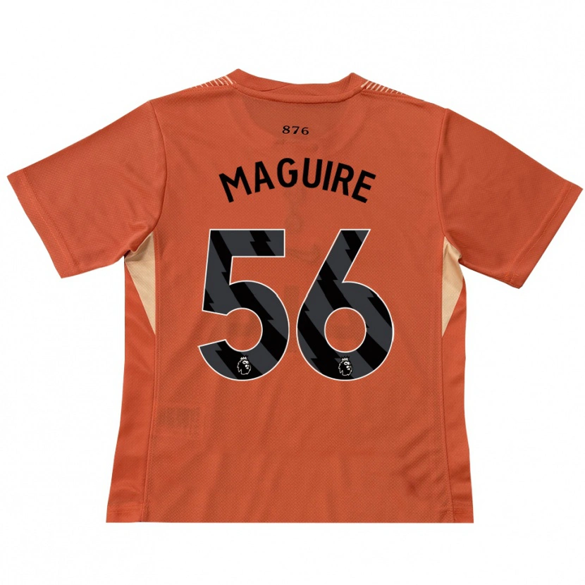 Danxen Dames Aaron Maguire #56 Oranje Zwart Keepersshirt 2025/26 T-Shirt