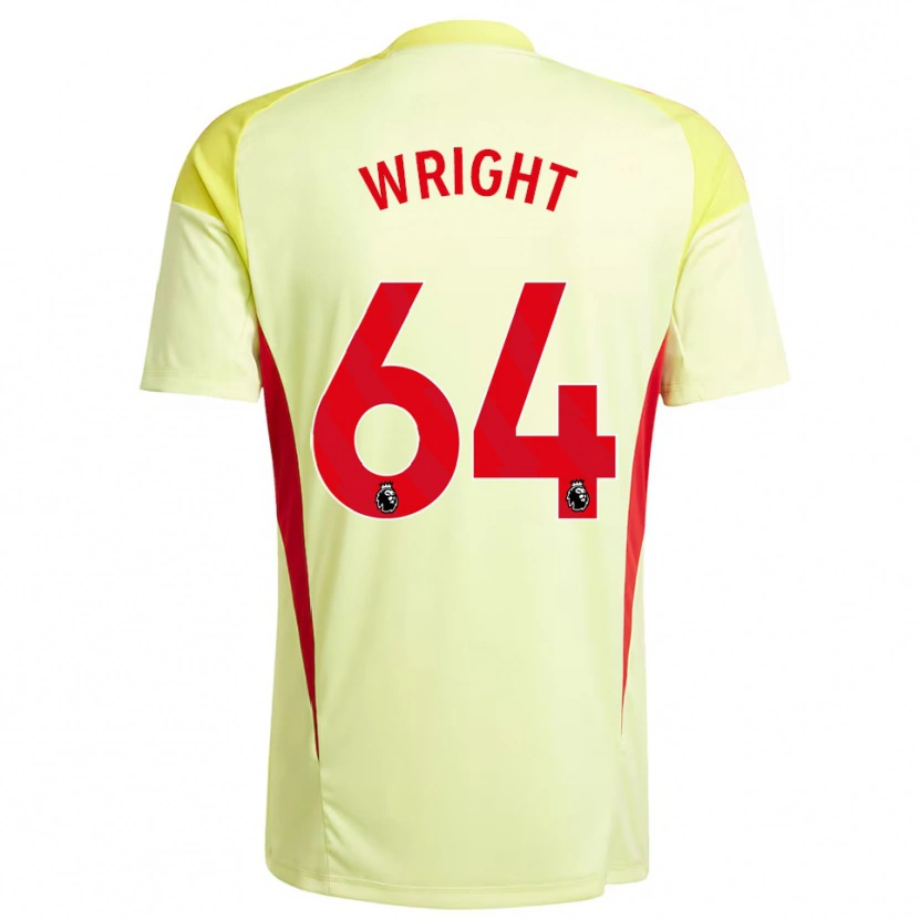 Danxen Dames James Wright #64 Lichtgeel Keepersshirt 2025/26 T-Shirt