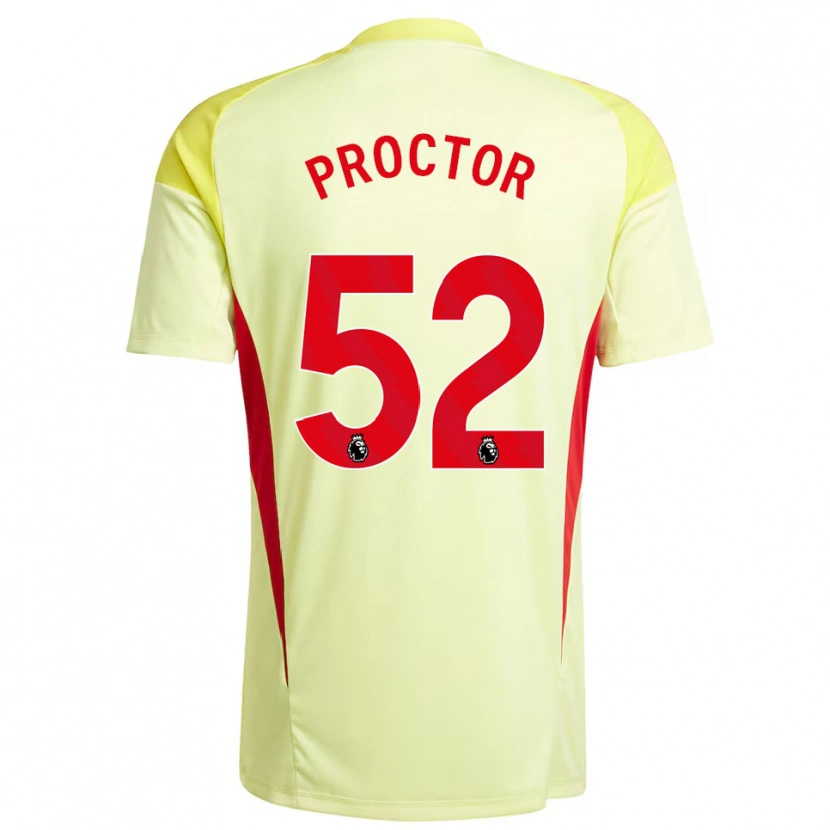 Danxen Dames Sam Proctor #52 Lichtgeel Keepersshirt 2025/26 T-Shirt