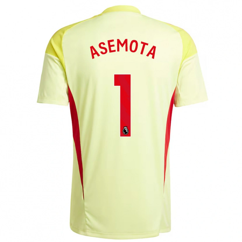 Danxen Dames Owen Asemota #1 Lichtgeel Keepersshirt 2025/26 T-Shirt