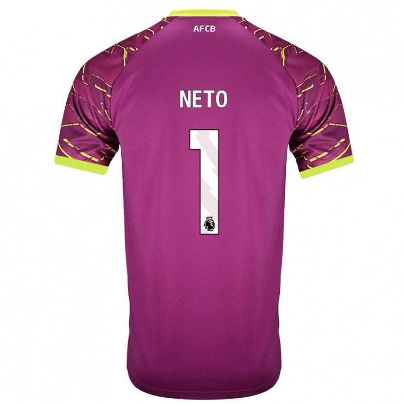Danxen Dames Neto #1 Donker Magenta Keepersshirt 2025/26 T-Shirt